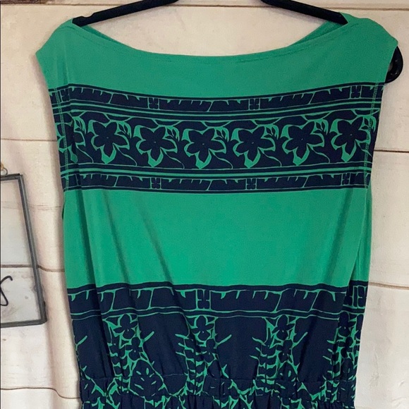 Rachel Rachel Roy; Green & Blue; Midi; Dress; L - Picture 5 of 8